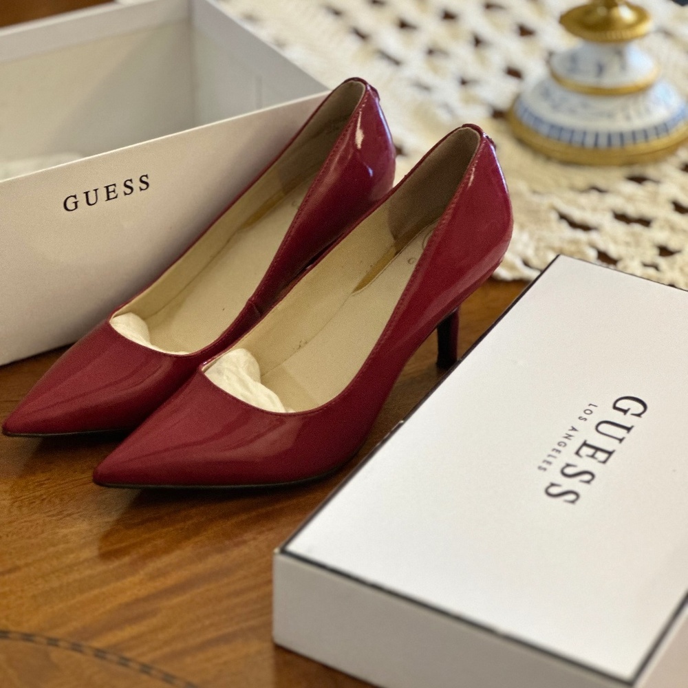 Guess brand RED shoes high heels